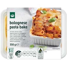 Woolworths Bolognese Pasta Bake  350g