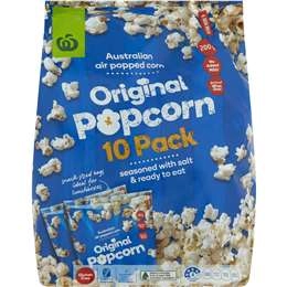 Woolworths Original Gluten Free Popcorn  10 Pack