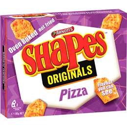 Arnott's Shapes Pizza Cracker Biscuits 190g