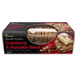 Ob Finest Speciality Crackers Cranberry Pumpkin 150g