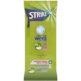 Strike Disinfectant Wipes Apple 100 Pack