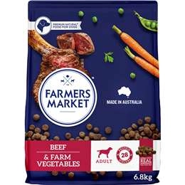 Farmers Market Adult Dry Dog Food Beef & Farm Vegetables 6.8kg