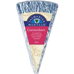 Tasmanian Heritage Camembert Cheese Snack  80g