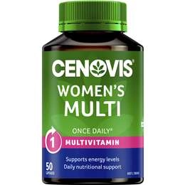 Cenovis Women's Multivitamin Capsules Multi Vitamin For Energy 50 Pack