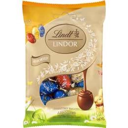 Lindt Lindor Easter Assorted Chocolate Mini Eggs Bag 90g