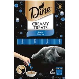 Dine Creamy Treats Tuna Flavour Cat Treat 4 Pack