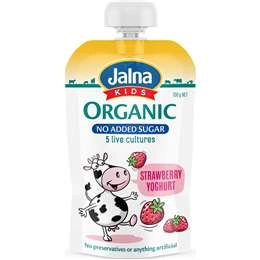 Jalna Kids No Added Sugar Yoghurt Strawberry 100g