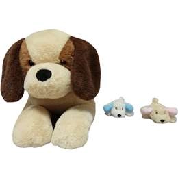 Jumbo Plush Mums & Bubs Dog Set  Each