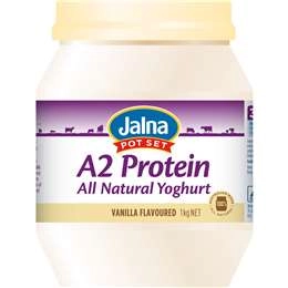 Jalna A2 Protein All Natural Yoghurt Vanilla 1kg