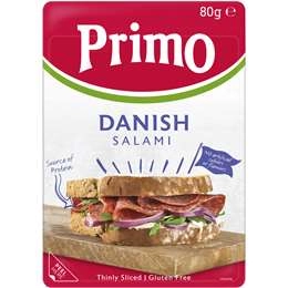 Primo Danish  Salami Sliced  80g