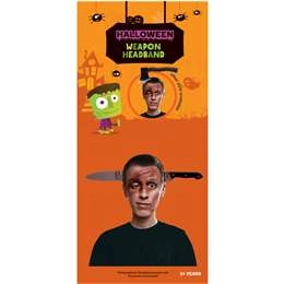 Halloween Weapon Headband Knife  Each