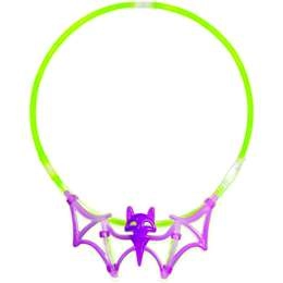 Halloween Glow Dress Up Necklace Bat Kit Each