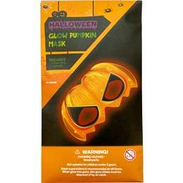 Halloween Glow Mask Pumpkin  Each