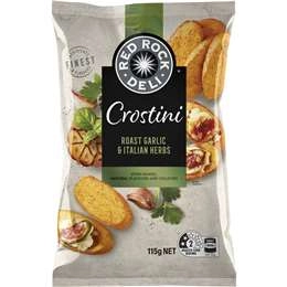 Red Rock Deli Biscuit Crackers Platter Pack Garlic & Herbs 115g