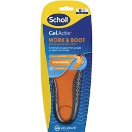 Scholl Gel Active Work & Boot Cushioning Small Pair Each