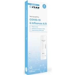 2san Dual Covid-19 Flu A & B Test  2 Pack