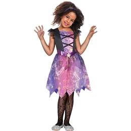 Halloween Kids Costume Spider Witch Size 6 - 8 Years Each