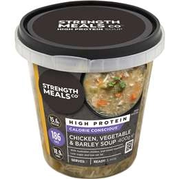 Strength Meals Co Chicken Vegetable & Barley Soup 400g