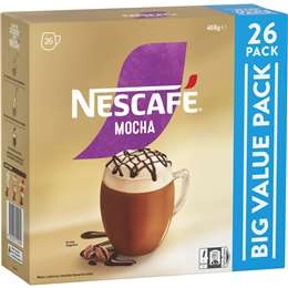 Nescafe Mocha Coffee Sachets 26 Pack