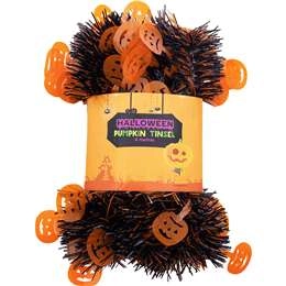 Halloween 4m Pumpkin Tinsel  Each