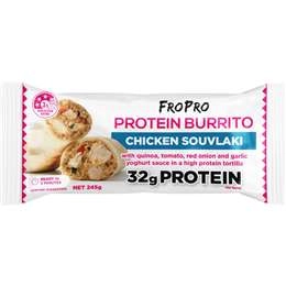 Fropro Protein Burrito Chicken Souvlaki Tortilla 245g