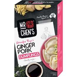 Mr Chen's Ginger Pork Dumplings 500g