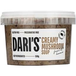 Dari's Creamy Mushroom Soup 550g