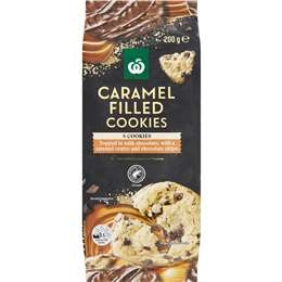 Woolworths 8 Caramel Filled Cookies  200g