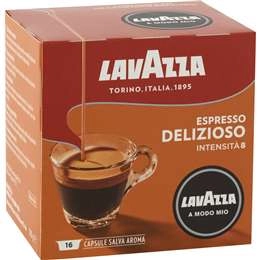 Lavazza Delizioso A Modo Mio Coffee Pods 16 Pack