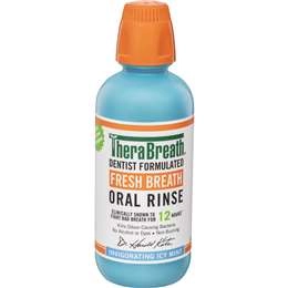 Therabreath Mouthwash Invigorating Icy Mint 473ml