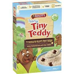 Arnott's Teeny Tiny Teddy Treasure Hunt Porridge With Honey Oats 350g