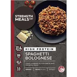 Strength Meals Co High Protein Spaghetti Bolognese 350g