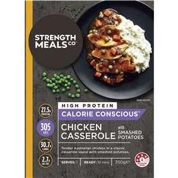 Strength Meals Co Chicken Casserole With Mashed Potatoes 350g