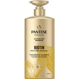 Pantene Biotin Moisture Renewal Silicone Free Shampoo 650ml