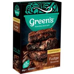 Green's Brownie Mix Triple Chocolate Fudge 500g