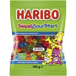 Haribo Sweet & Sour Bears  140g