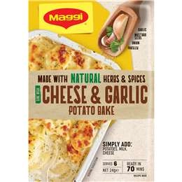 Maggi Side Dishes Creamy Cheese And Garlic Potato Bake 24g