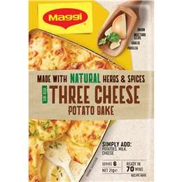 Maggi Side Dishes Three Cheese Potato Bake 21g