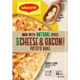 Maggi Side Dishes Cheese & Bacon Potato Bake 21g