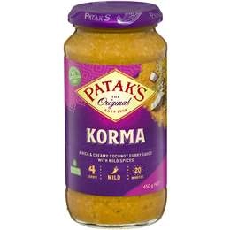 Patak's Korma Curry Simmer Sauce Sauce 450g