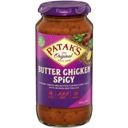 Patak's Spicy Butter Chicken Simmer Sauce 450g