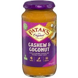 Patak's Cashew Masala Curry Simmer Sauce 450g