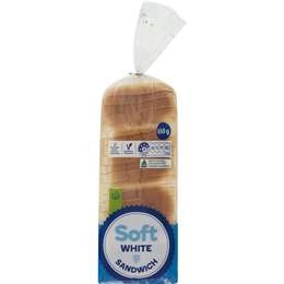 Woolworths White Soft Sandwich Bread 650g