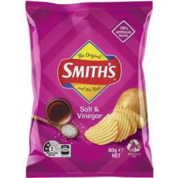 Smith's Crinkle Cut Chips Salt & Vinegar 60g