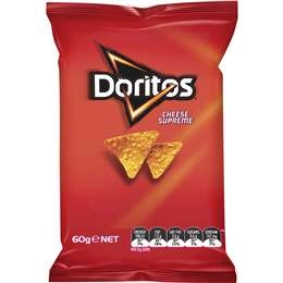 Doritos Corn Chips Cheese Supreme 60g