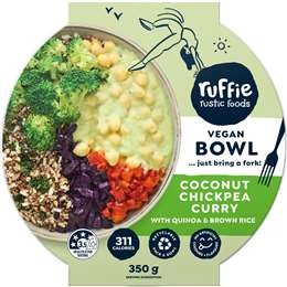 Ruffie Rustic Foods Coconut Chickpea Curry  350g