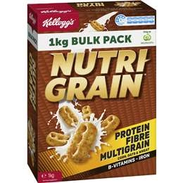 Kellogg's Nutri Grain Protein Breakfast Cereal Bulk Pack 1kg