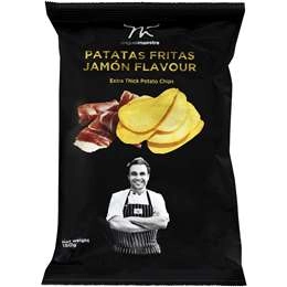 Miguel Maestre Patatas Fritas Jamon Flavour Extra Thick Potato Chips 150g