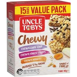 Uncle Tobys Muesli Bars Variety Pack 15 Pack