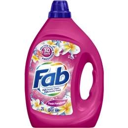 Fab Laundry Liquid Fresh Frangipani 2l